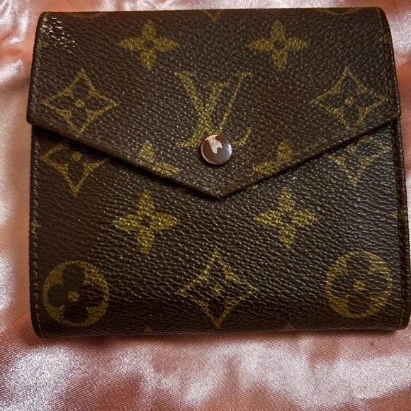Louis Vuitton Monogram Envelope Wallet in Brown and Gold - Picture 2 of 7